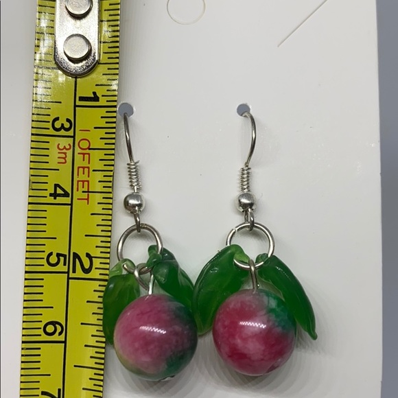 Peach 🍑  Post Earrings - Picture 7 of 7